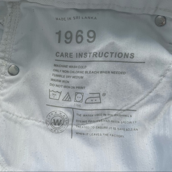 GAP Boyfriend White Denim Jean Shorts 29/8 - Picture 10 of 13